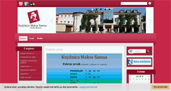 Desktop Screenshot of knjiznica-ilb.si